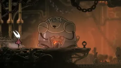 The Last Judge standing at the Grand Gate in the Blasted Steps