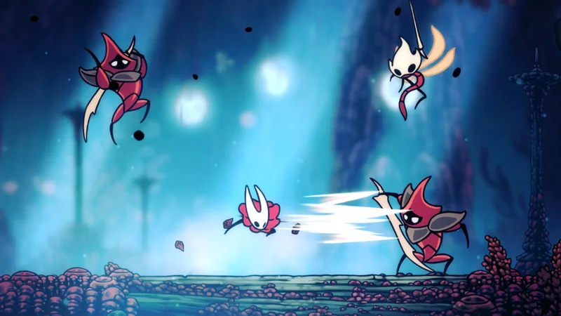 Red Coral Gorge, the cut area Sea of Sorrow builds on — official press kit (Team Cherry)
