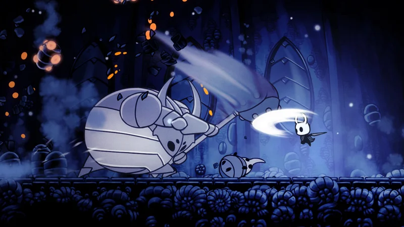 The False Knight, Hollow Knight’s first real skill check — official press kit (Team Cherry)