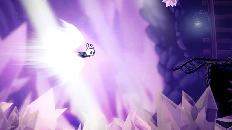 The Crystal Peak mines under Hallownest’s Crown — official press kit (Team Cherry)